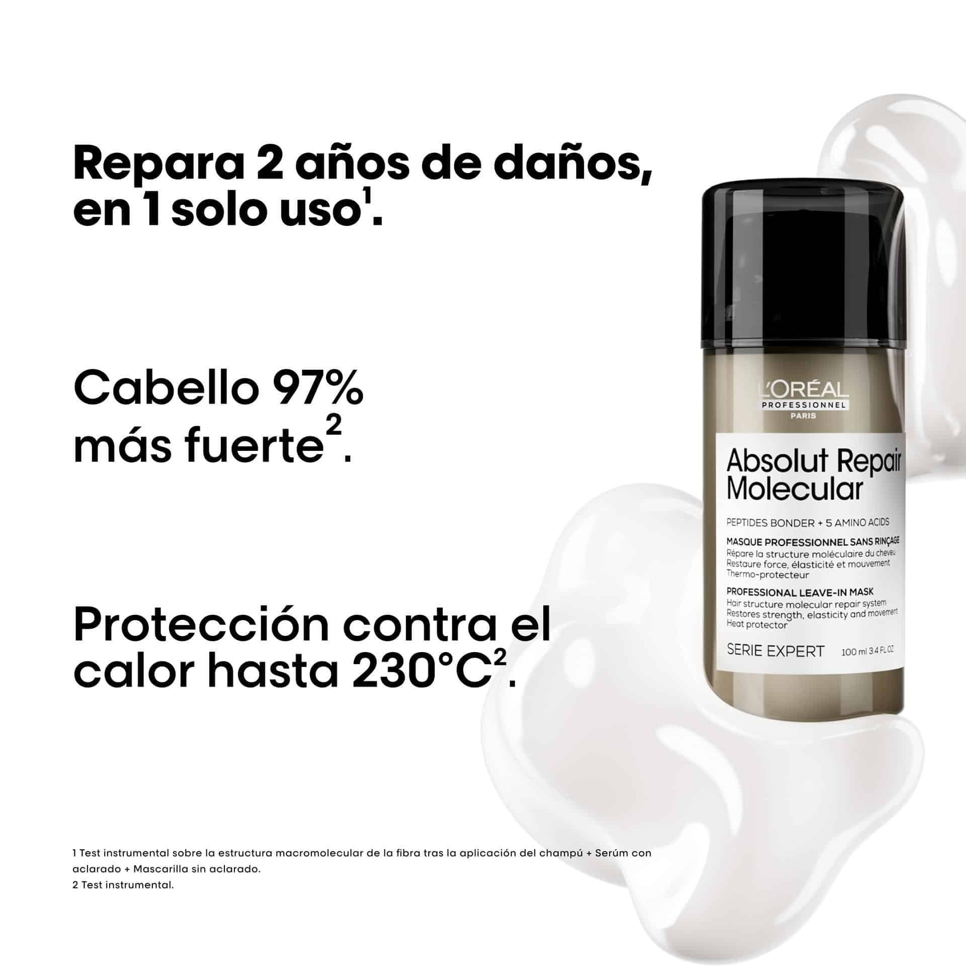 Mascara sin aclarado Absolut Repair Molecular 100 ml