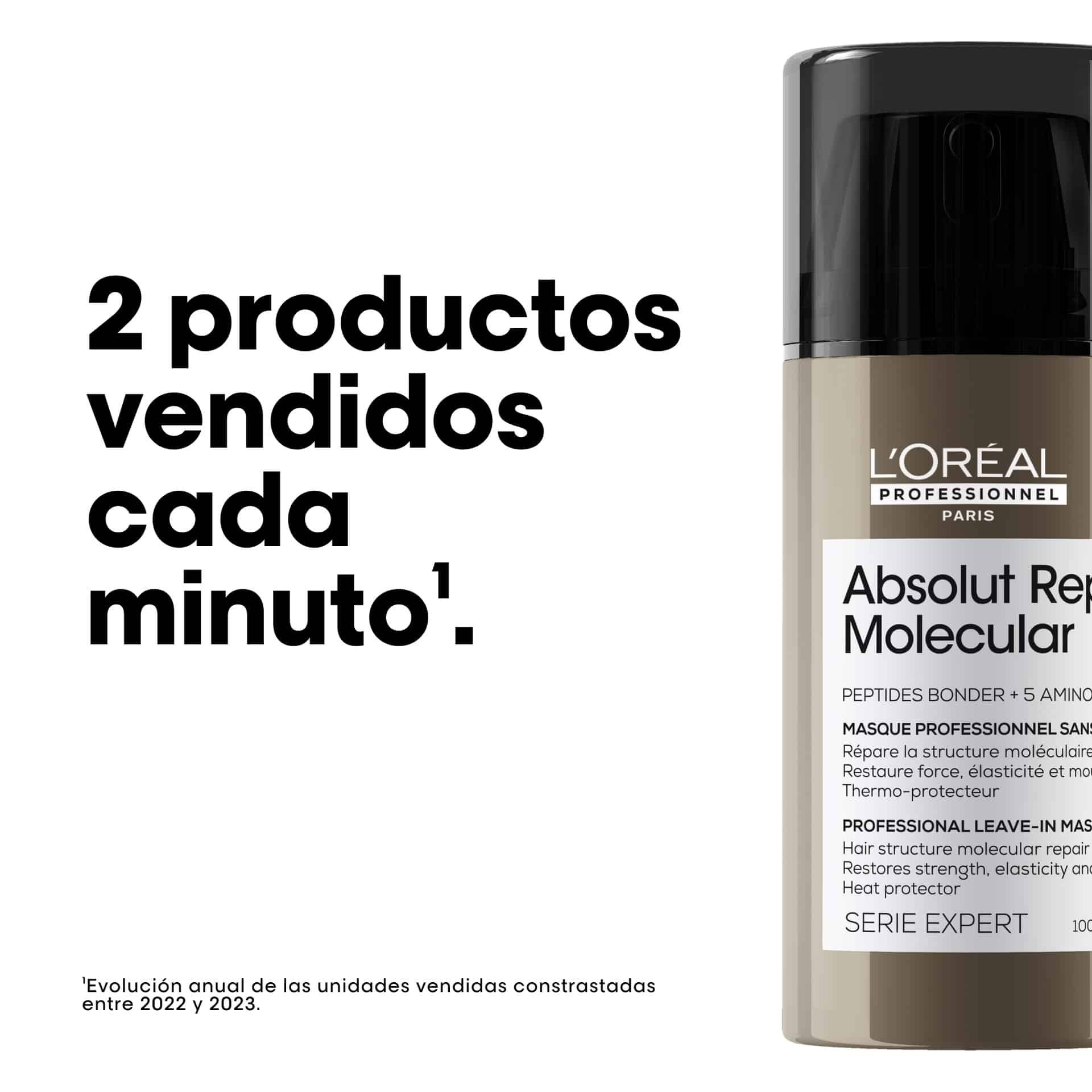 Mascara sin aclarado Absolut Repair Molecular 100 ml