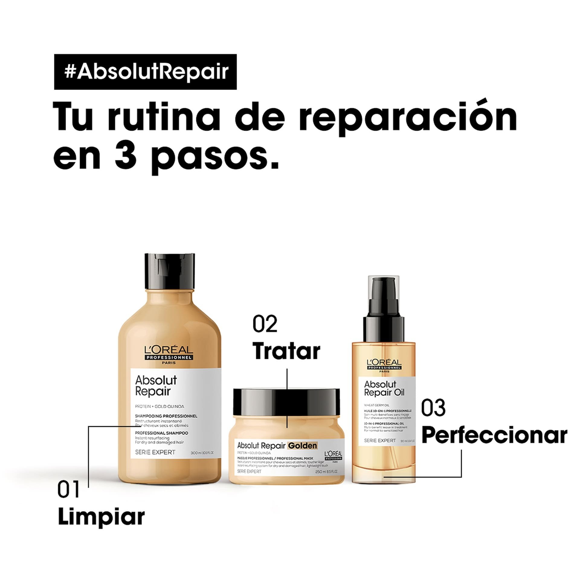 Mascarilla Dorada Absolut Repair