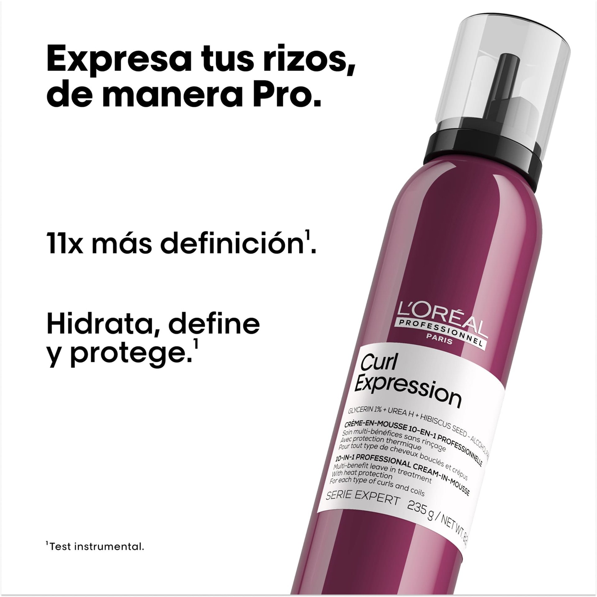 Mousse en crema 10 en 1 Curl Expression 250ml-