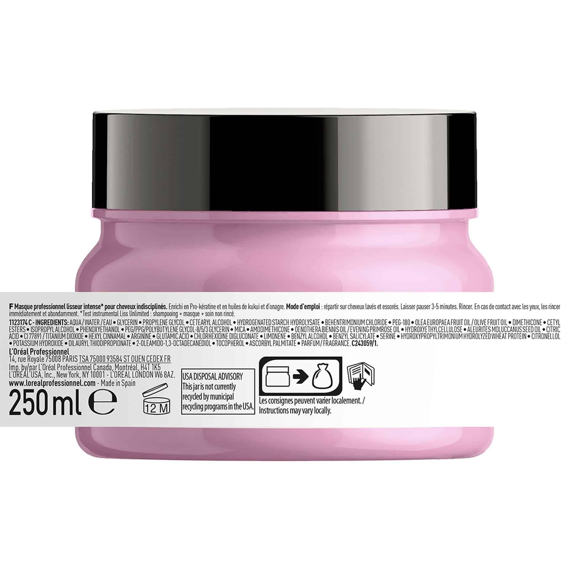 Mascarilla Liss Unlimited 250ml