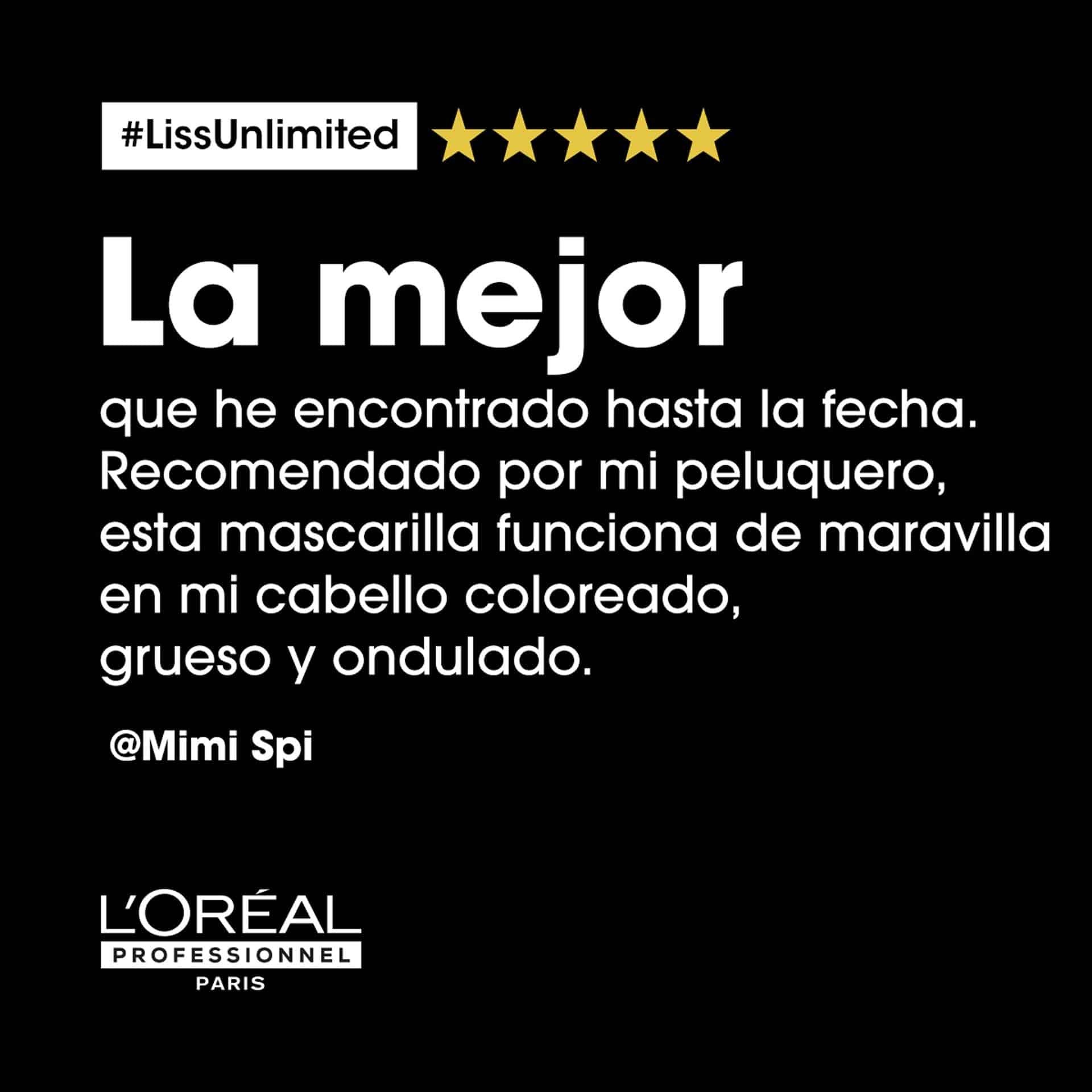 Mascarilla Liss Unlimited 250ml