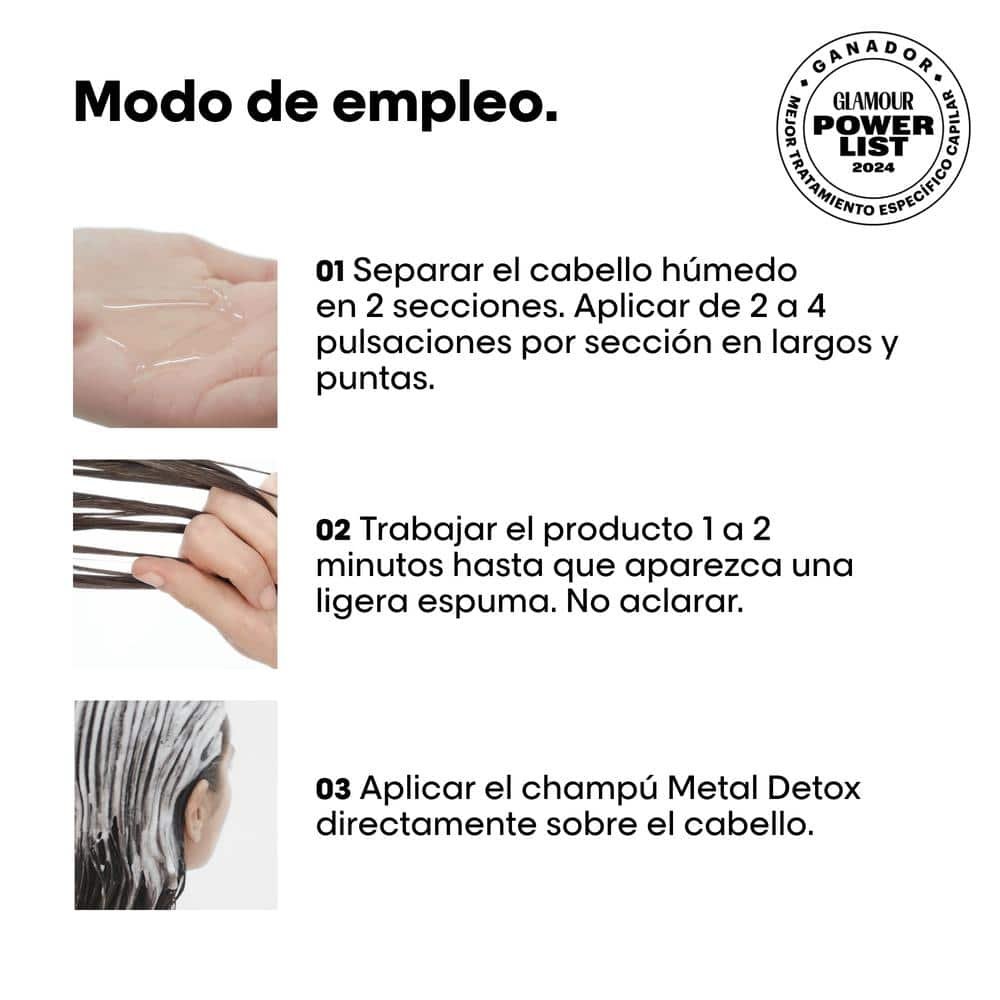 Pre-champú Metal Detox