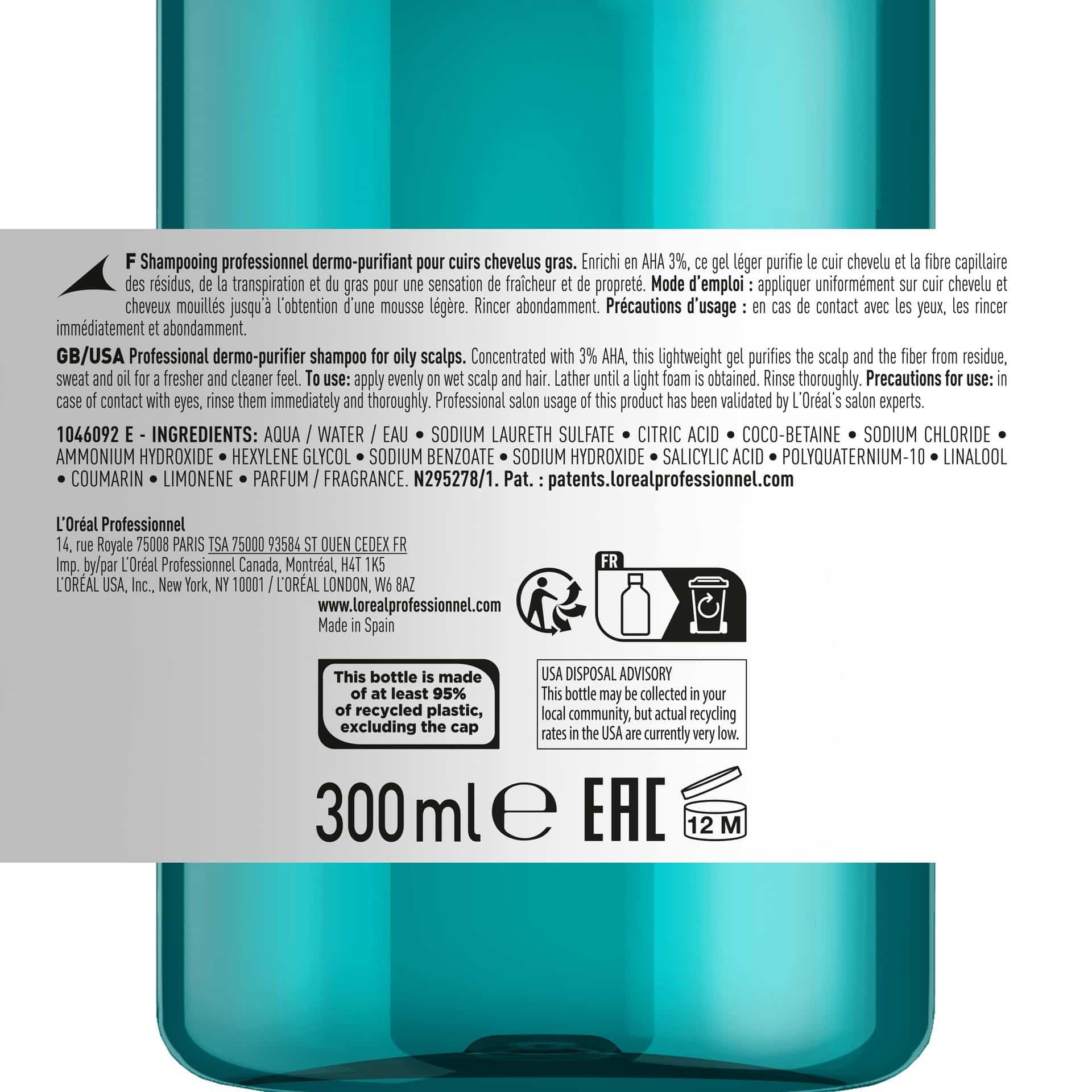 Champú Scalp Anti Grasa 300 ml