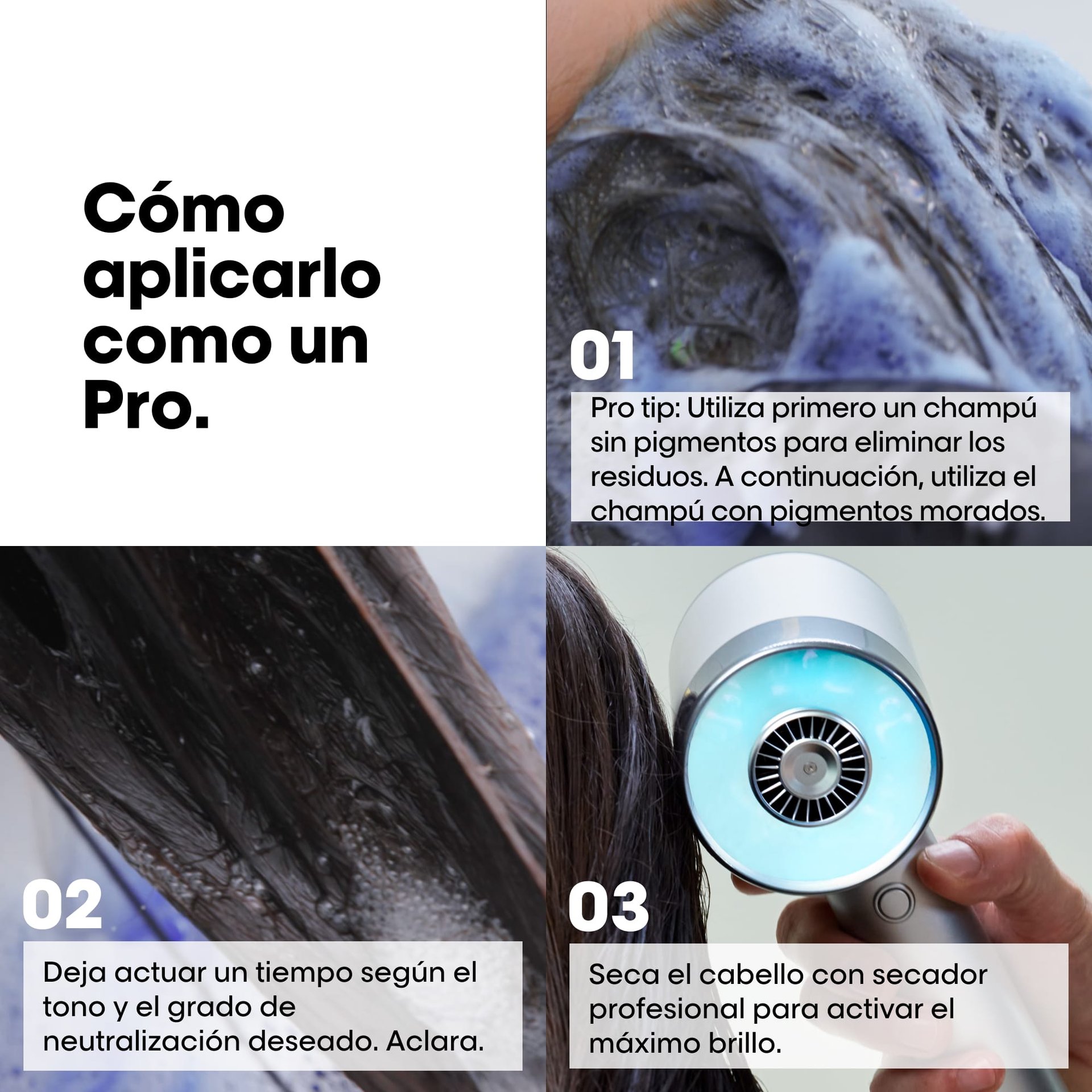 Champú neutralizador morado-7