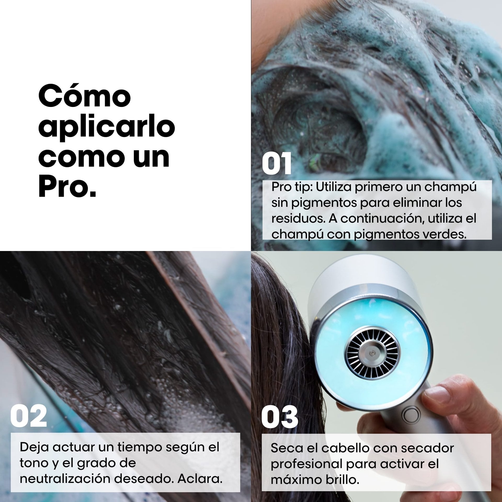 Champú neutralizador verde-7