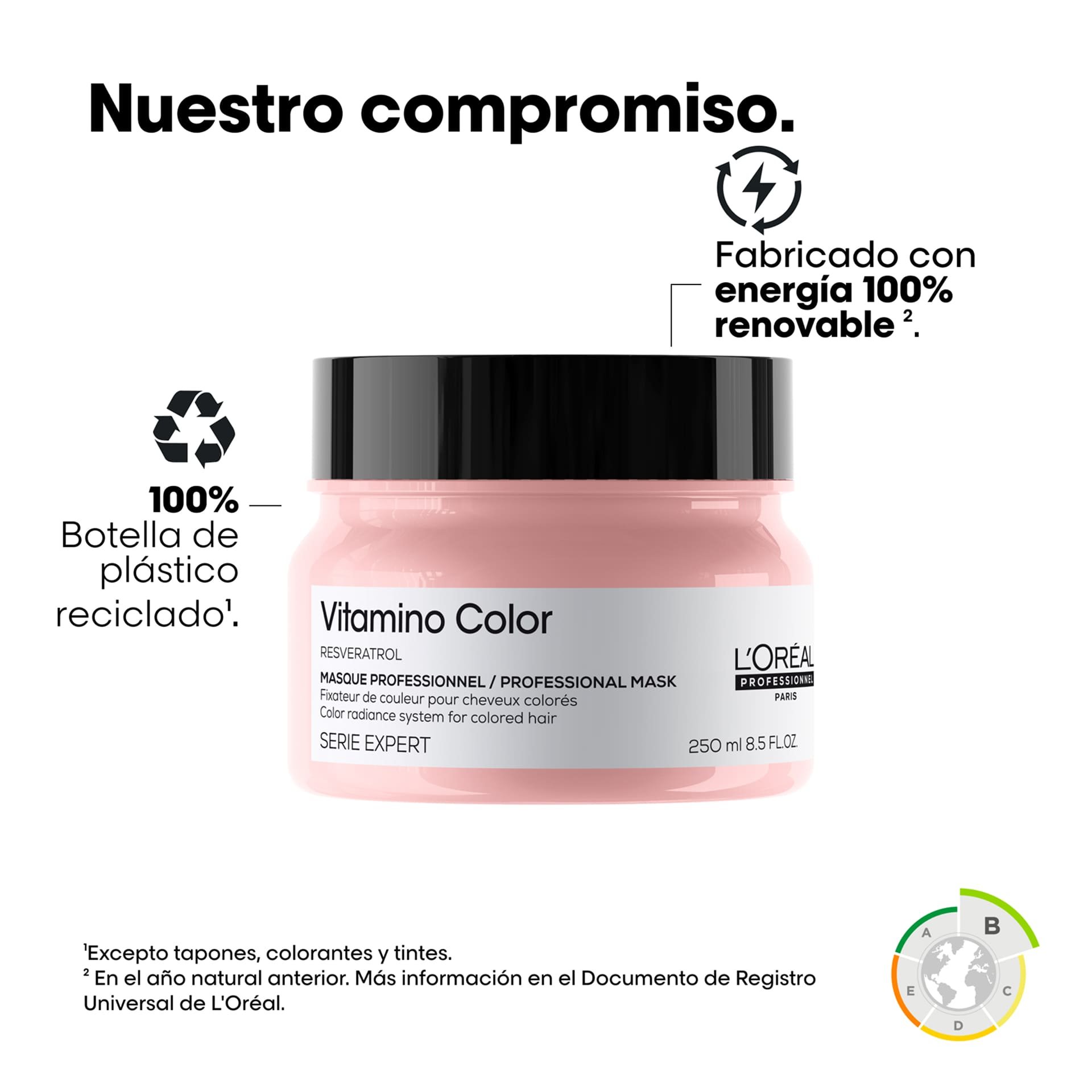 Mascarilla Vitamino Color 250 ml