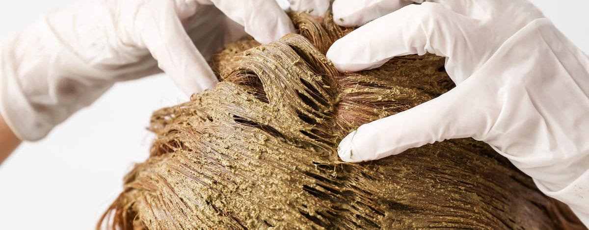 imagen de tinte de cabello con henna
