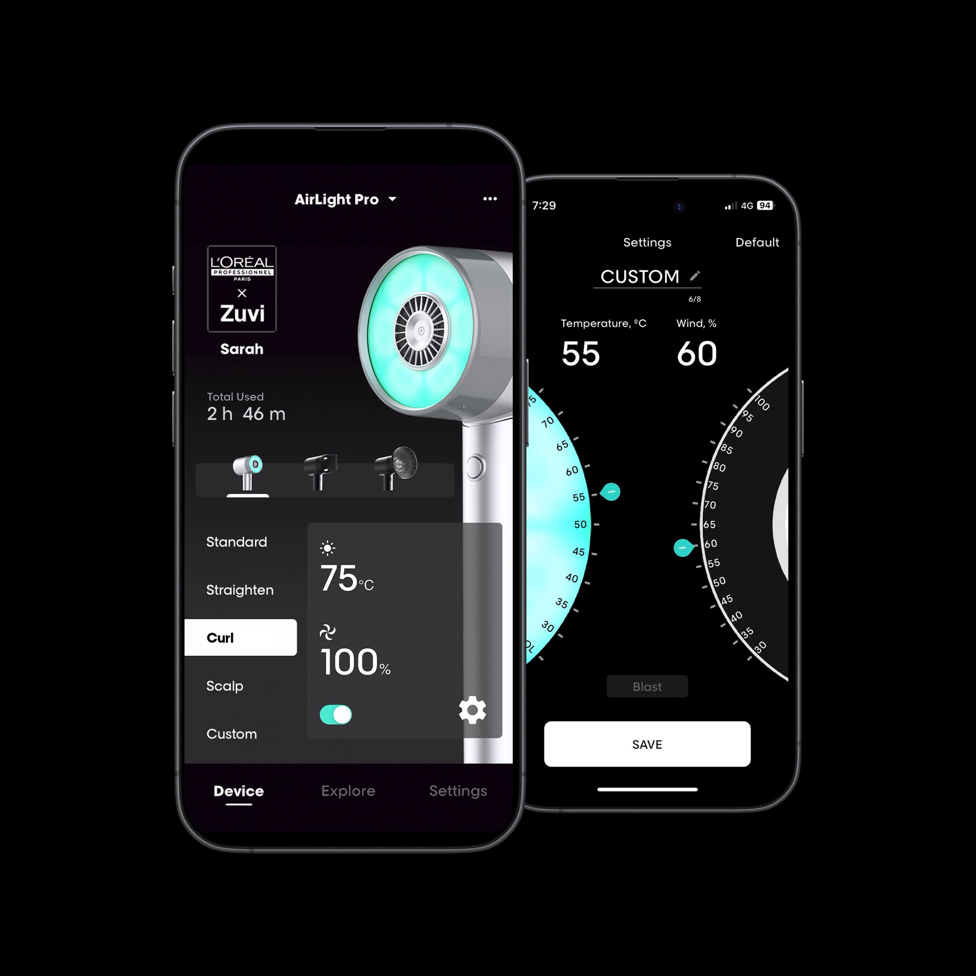 Descarga la aplicación y crea tus propios modos.
