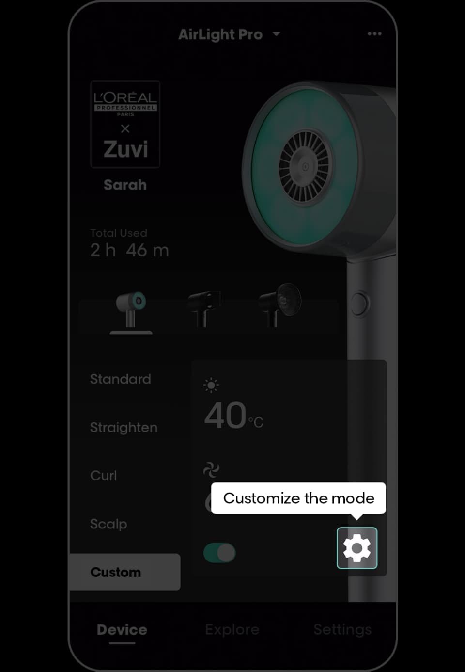 Personalizar la configuración