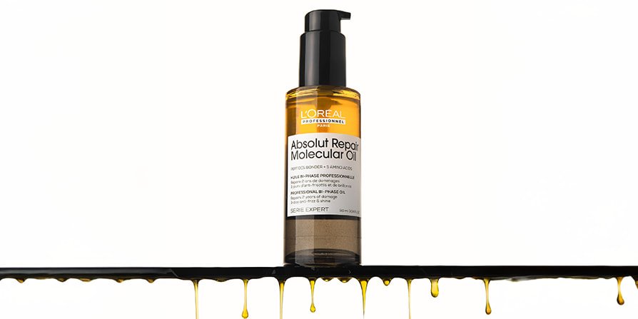 Imagen del producto: un aceite reparador para el cabello diseñado para restaurar el cabello dañado, dejándolo más fuerte, suave y visiblemente más sano con el uso regular.