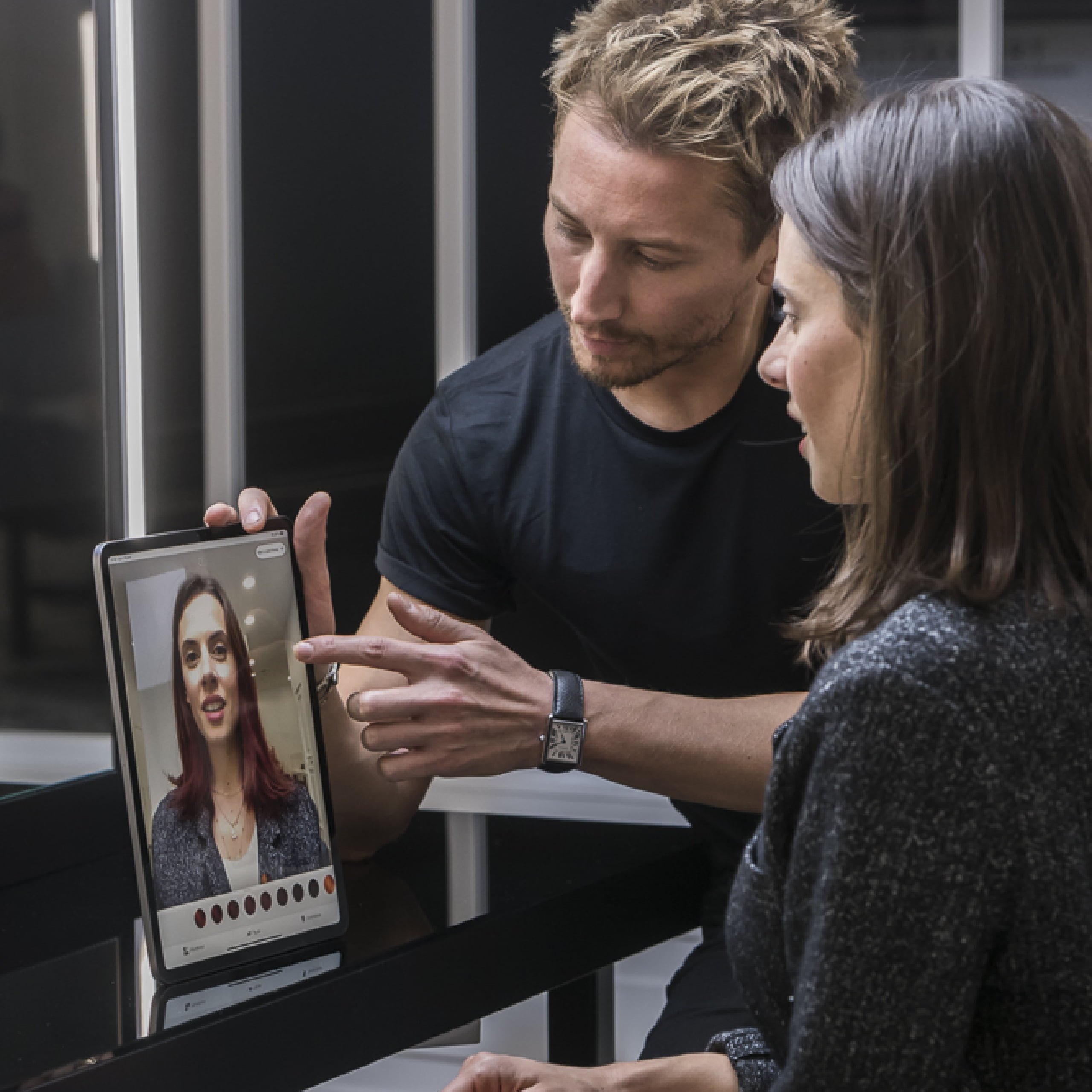 Diagnóstico de cabello con tecnología capilar.
